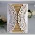 Vellum Invitation Card Laser Cut Paper White Lace Card